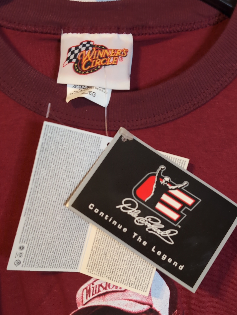 NWT Vint. '07 Dale Earnhardt Winners Circle Tee mens XL - Picture 8 of 8